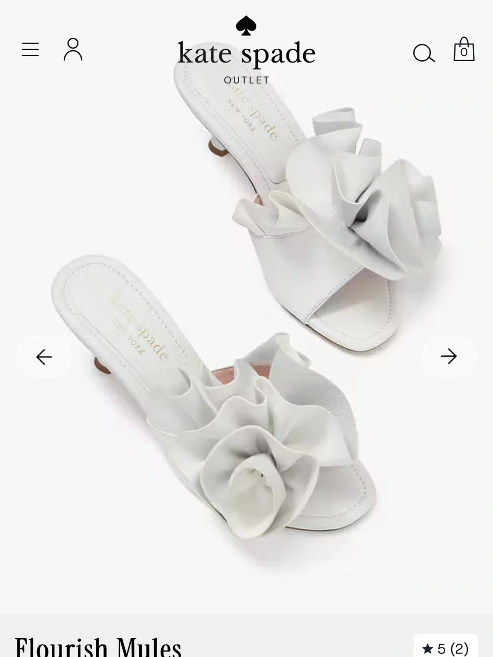 kate spade Flourish Mules